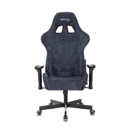 Кресло компьютерное Zombie VIKING KNIGHT, 2 подушки, ткань, синее, 1372993, фото 11
