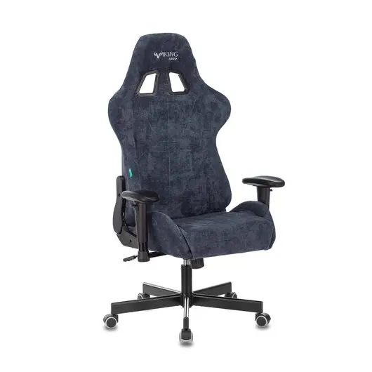 Кресло компьютерное Zombie VIKING KNIGHT, 2 подушки, ткань, синее, 1372993, фото 10