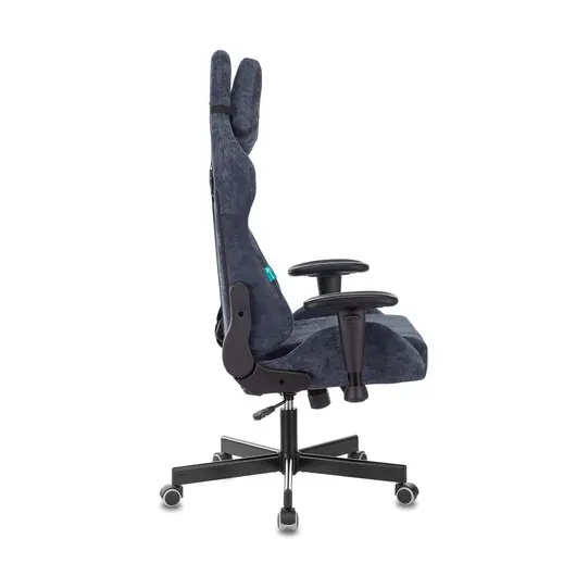 Кресло компьютерное Zombie VIKING KNIGHT, 2 подушки, ткань, синее, 1372993, фото 4
