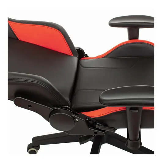 Кресло компьютерное Zombie HERO BATTLEZONE PRO, 2 подушки, экокожа/ткань, черное/красное, 1535352, фото 25