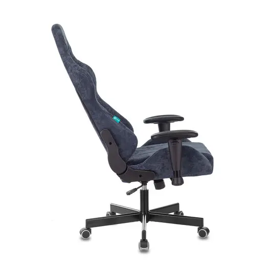 Кресло компьютерное Zombie VIKING KNIGHT, 2 подушки, ткань, синее, 1372993, фото 13