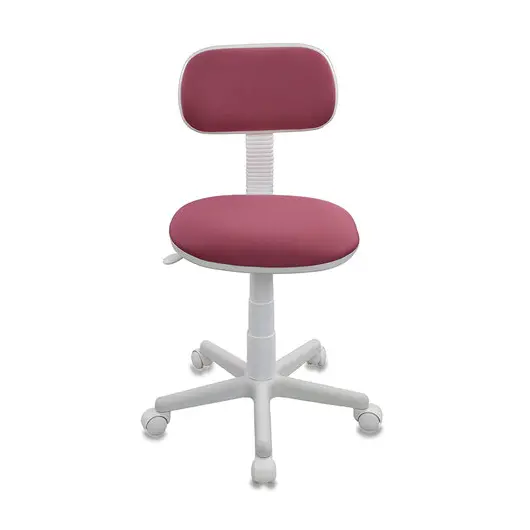 Кресло детское CH-W201NX, без подлокотников, пластик белый, розовое, 477005, фото 3