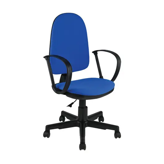 Кресло оператора Helmi HL-M30 &quot;Престиж&quot;, ткань синяя В10, фото 1