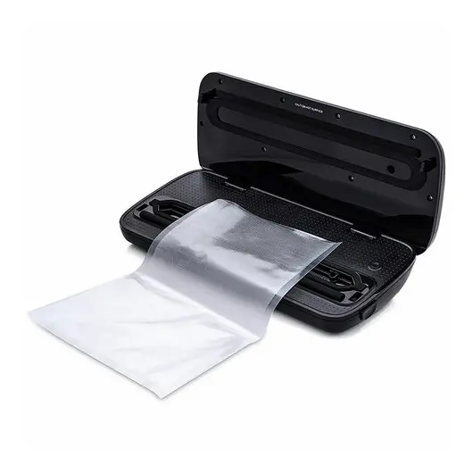 Вакуумный упаковщик KITFORT КТ-1502-2, 110Вт, 2 режима, ширина пакета до 28см, черный, фото 3