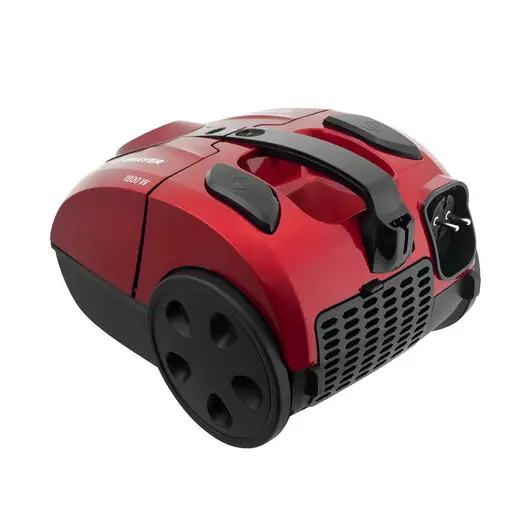 Пылесос BRAYER BR4223, с пылесборником, 1800Вт, мощность всасывания 380Вт, черный/красный, фото 2