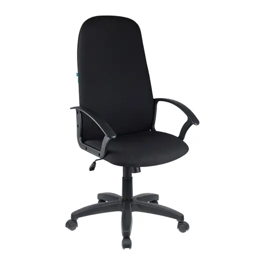 Кресло руководителя Helmi HL-E79 &quot;Elegant&quot; LT, ткань, черная, механизм качания, фото 1