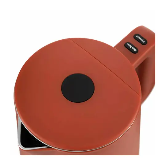 Чайник KITFORT КТ-6115-3, 1,5л, 1800Вт, закрытый нагр.элемент,ТЕРМОРЕГУЛЯТОР, двойные стенки,красный, фото 4
