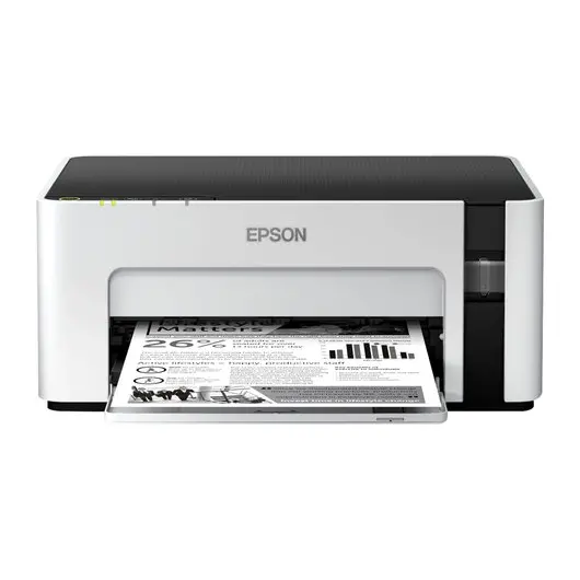 Принтер струйный монохромный EPSON M1120 А4, 32 стр./мин, 1440x720, Wi-Fi, СНПЧ, C11CG96405, фото 1