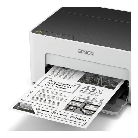 Принтер струйный монохромный EPSON M1100 А4, 32 стр./мин, 1440x720, СНПЧ, C11CG95405, фото 4