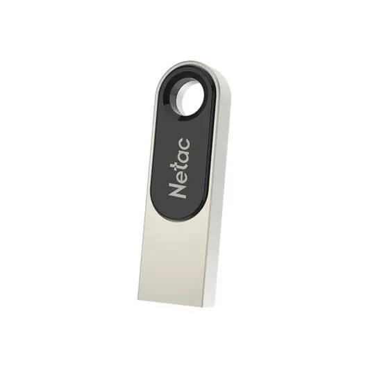 Флеш-диск 16 GB NETAC U278, USB 2.0, металлический корпус, серебристый/черный, NT03U278N-016G-20PN, фото 1