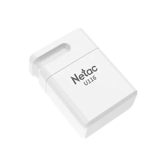 Флеш-диск 32 GB NETAC U116, USB 2.0, белый, NT03U116N-032G-20WH, фото 2