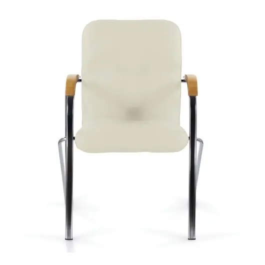 Кресло для приемных и переговорных BRABIX &quot;Samba CF-105 BOX-2&quot;, хром, бук (D-1), бежевый, разобрано, 532762, фото 3
