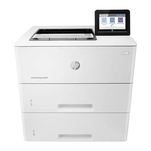 Принтер лазерный HP LaserJet Enterprise M507x А4, 43 стр./мин, 150 000 стр./мес., ДУПЛЕКС, Wi-Fi, сетевая карта, 1PV88A, фото 1