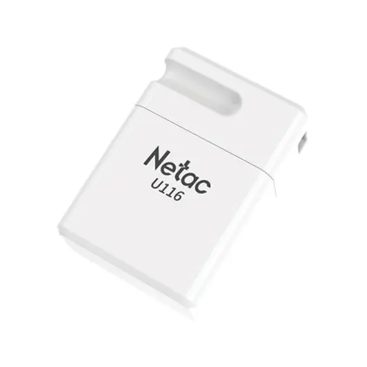 Флеш-диск 16 GB NETAC U116, USB 2.0, белый, NT03U116N-016G-20WH, фото 3