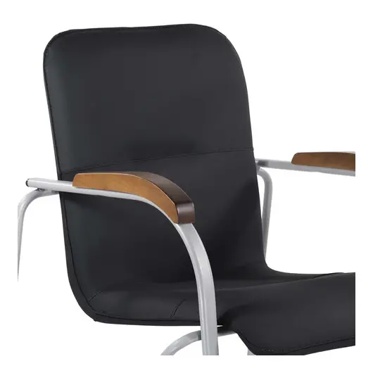 Кресло для приемных и переговорных BRABIX &quot;Samba CF-105 BOX-2&quot;, хром, орех (D-8), черный, разобрано, 532761, фото 7