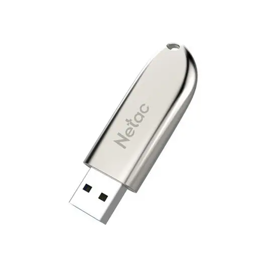 Флеш-диск 16 GB NETAC U352, USB 2.0, металлический корпус, серебристый, NT03U352N-016G-20PN, фото 3