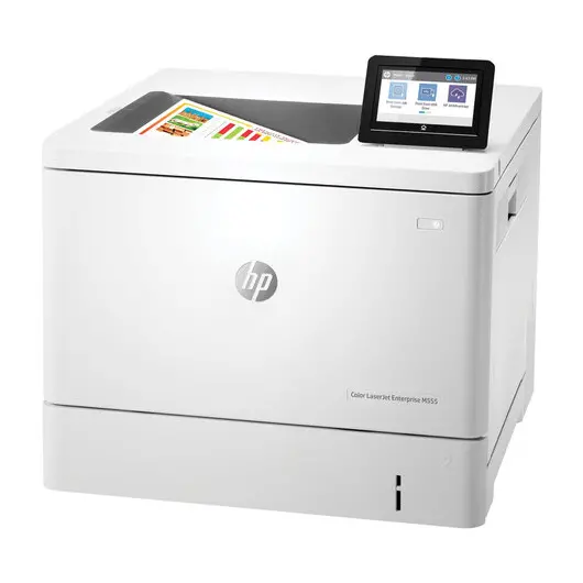 Принтер лазерный ЦВЕТНОЙ HP Color LJ Enterprise M555dn, А4, 38 стр./мин, 80000 стр./мес., ДУПЛЕКС, сетевая карта, 7ZU78A, фото 2