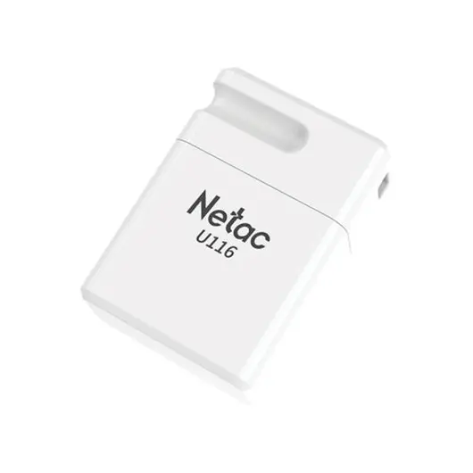 Флеш-диск 32 GB NETAC U116, USB 2.0, белый, NT03U116N-032G-20WH, фото 3