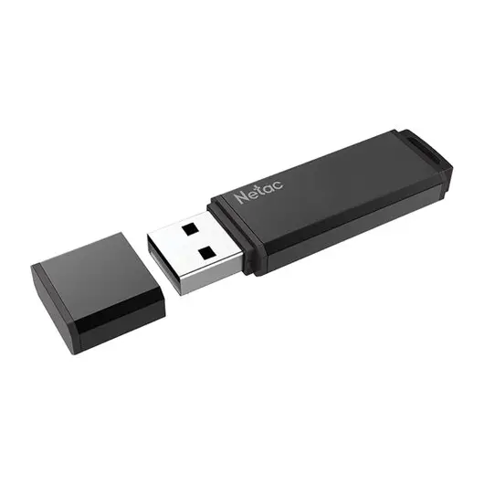 Флеш-диск 32 GB NETAC U351, USB 3.0, черный, NT03U351N-032G-30BK, фото 2