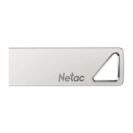Флеш-диск 32GB NETAC U326, USB 2.0, металлический корпус, серебристый, NT03U326N-032G-20PN, фото 1