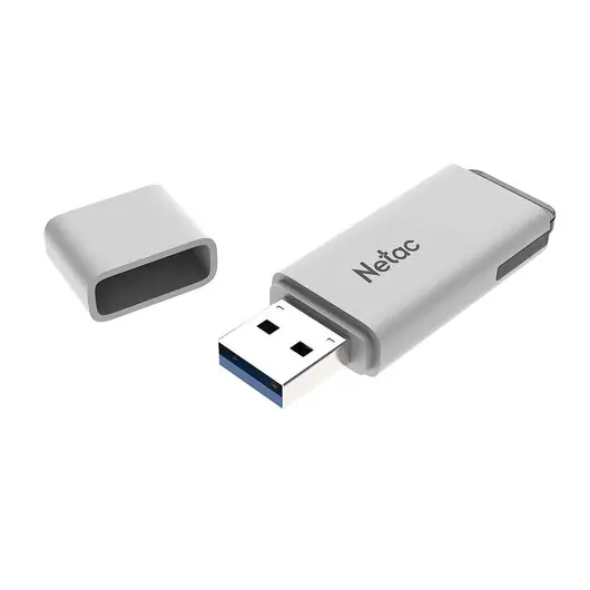 Флеш-диск 32GB NETAC U185, USB 3.0, белый, NT03U185N-032G-30WH, фото 2