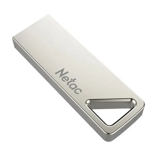 Флеш-диск 32GB NETAC U326, USB 2.0, металлический корпус, серебристый, NT03U326N-032G-20PN, фото 5