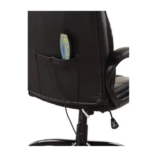 Кресло офисное BRABIX &quot;Bliss MS-004&quot;, 6 массажных модулей, экокожа, черное, 532522, фото 4
