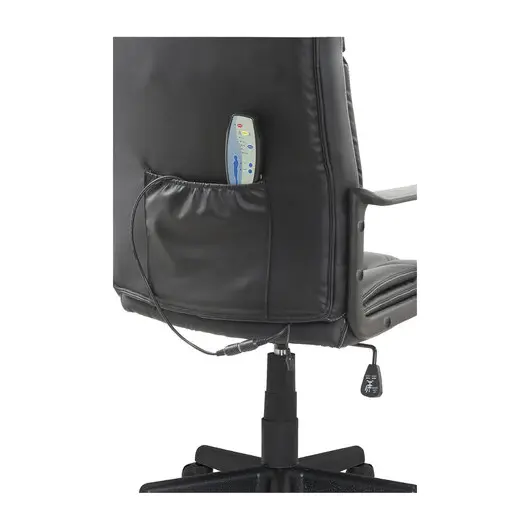 Кресло офисное BRABIX &quot;Relax MS-001&quot;, 4 массажных модуля, экокожа, черное, 532519, фото 3