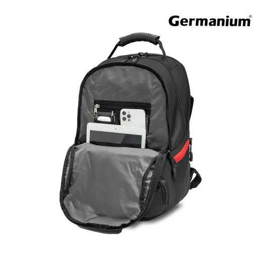Рюкзак GERMANIUM &quot;S-03&quot; универсальный, с отделением для ноутбука, увеличенный объем, черный, 46х32х26 см, 226949, фото 7