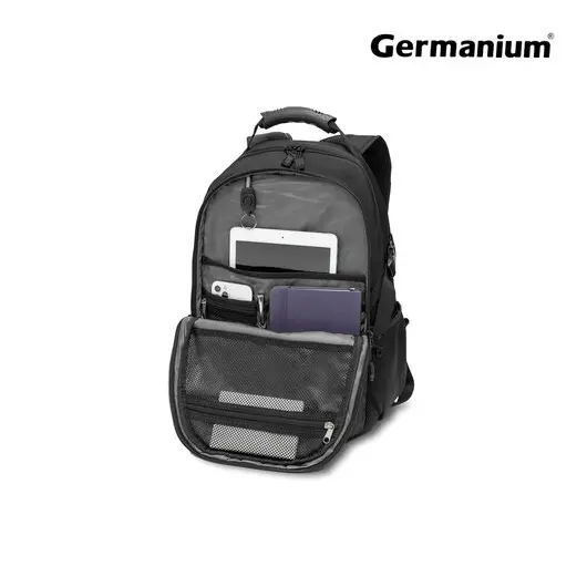 Рюкзак GERMANIUM &quot;S-01&quot; универсальный, с отделением для ноутбука, влагостойкий, черный, 47х32х20 см, 226947, фото 7