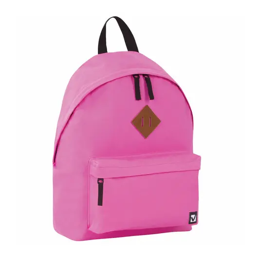 Рюкзак BRAUBERG, универсальный, сити-формат, один тон, розовый, 20 литров, 41х32х14 см, 228843, фото 5