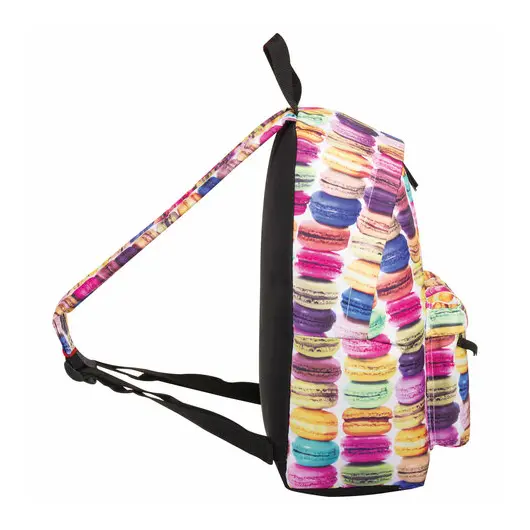 Рюкзак BRAUBERG, универсальный, сити-формат, разноцветный, Сладости, 20 литров, 41х32х14 см, 225370, фото 9