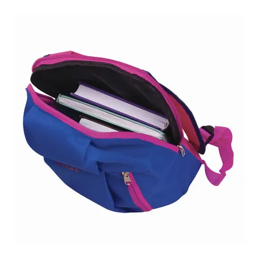 Рюкзак STAFF &quot;AIR&quot; компактный, синий с розовыми деталями, 40х23х16 см, 226374, фото 7