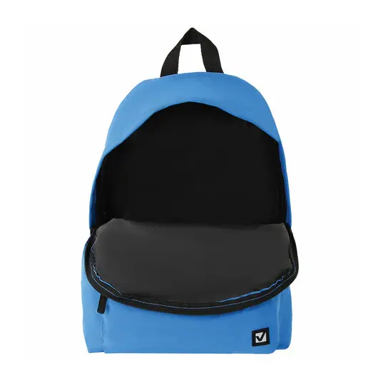Рюкзак BRAUBERG, универсальный, сити-формат, один тон, голубой, 20 литров, 41х32х14 см, 225374, фото 14
