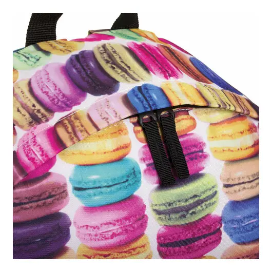 Рюкзак BRAUBERG, универсальный, сити-формат, разноцветный, Сладости, 20 литров, 41х32х14 см, 225370, фото 12