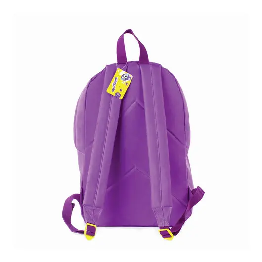 Рюкзак ЮНЛАНДИЯ с брелоком, универсальный, фиолетовый, 44х30х14 см, 227955, фото 6
