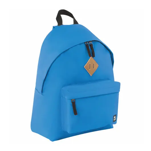 Рюкзак BRAUBERG, универсальный, сити-формат, один тон, голубой, 20 литров, 41х32х14 см, 225374, фото 13