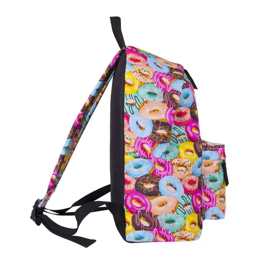 Рюкзак BRAUBERG, универсальный, сити-формат, Donuts, 20 литров, 41х32х14 см, 228862, фото 8