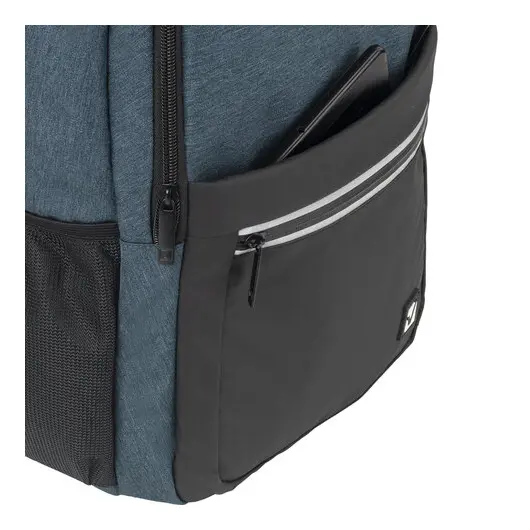 Рюкзак BRAUBERG URBAN универсальный, с отделением для ноутбука, USB-порт, Denver, синий, 46х30х16 см, 229893, фото 16