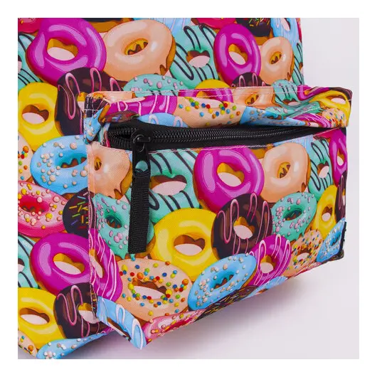 Рюкзак BRAUBERG, универсальный, сити-формат, Donuts, 20 литров, 41х32х14 см, 228862, фото 11