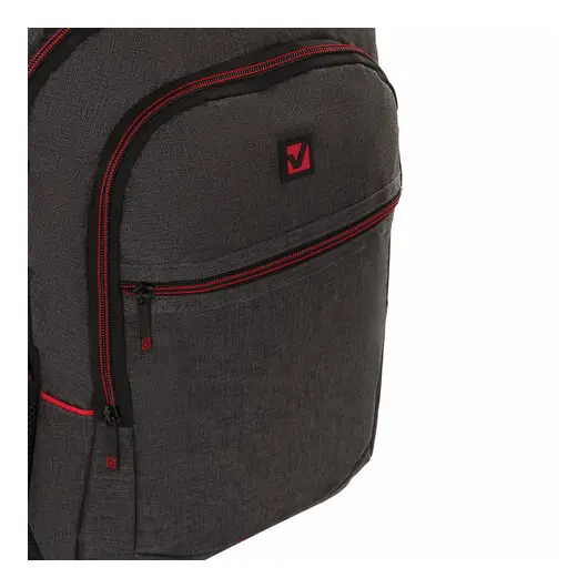 Рюкзак BRAUBERG URBAN универсальный, с отделением для ноутбука, &quot;BOSTON&quot;, темно-серый, 47х30х14 см, 228867, фото 23