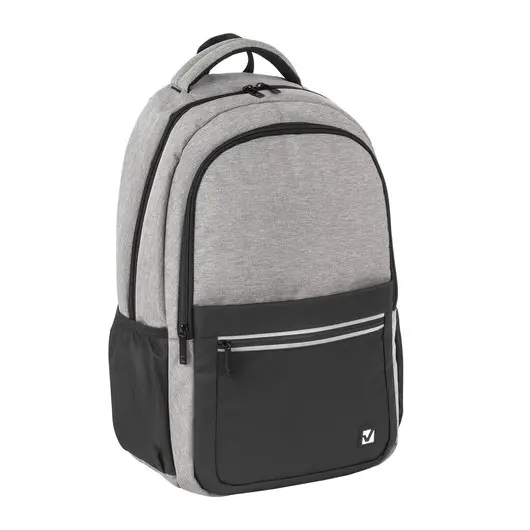 Рюкзак BRAUBERG URBAN универсальный, с отделением для ноутбука, USB-порт, Detroit, серый, 46х30х16 см, 229894, фото 16