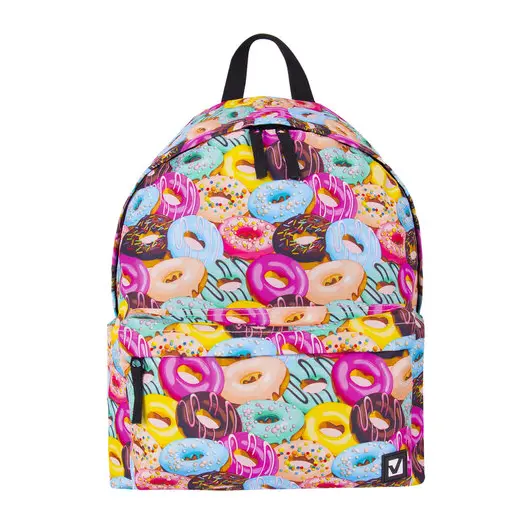 Рюкзак BRAUBERG, универсальный, сити-формат, Donuts, 20 литров, 41х32х14 см, 228862, фото 16