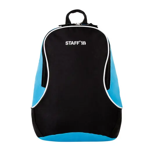 Рюкзак STAFF FLASH универсальный, черно-синий, 40х30х16 см, 270295, фото 2