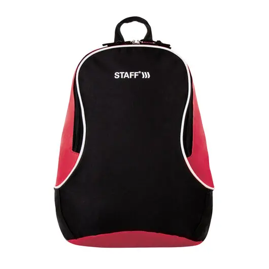 Рюкзак STAFF FLASH универсальный, черно-красный, 40х30х16 см, 270296, фото 2