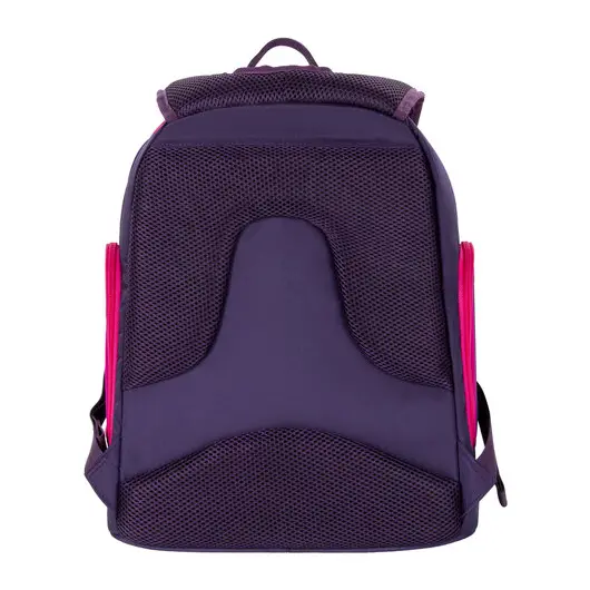 Рюкзак BRAUBERG CLASSIC, легкий каркас, премиум материал, Graceful cat, фиолетовый, 37х32х21 см, 270087, фото 12