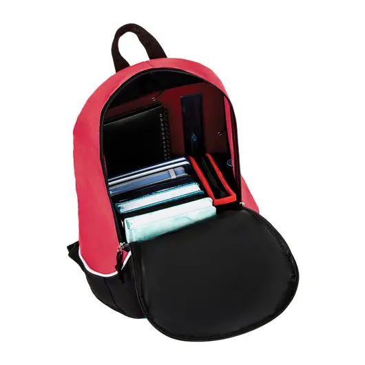 Рюкзак STAFF FLASH универсальный, черно-красный, 40х30х16 см, 270296, фото 6