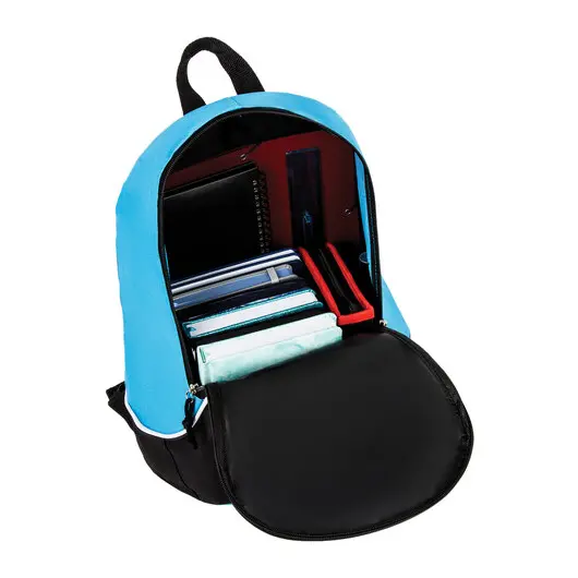 Рюкзак STAFF FLASH универсальный, черно-синий, 40х30х16 см, 270295, фото 6