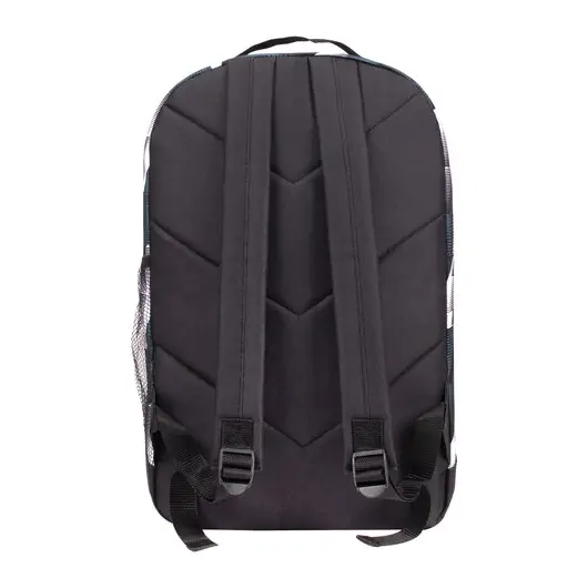 Рюкзак STAFF STRIKE универсальный, 3 кармана, черно-серый, 45х27х12 см, 270784, фото 7