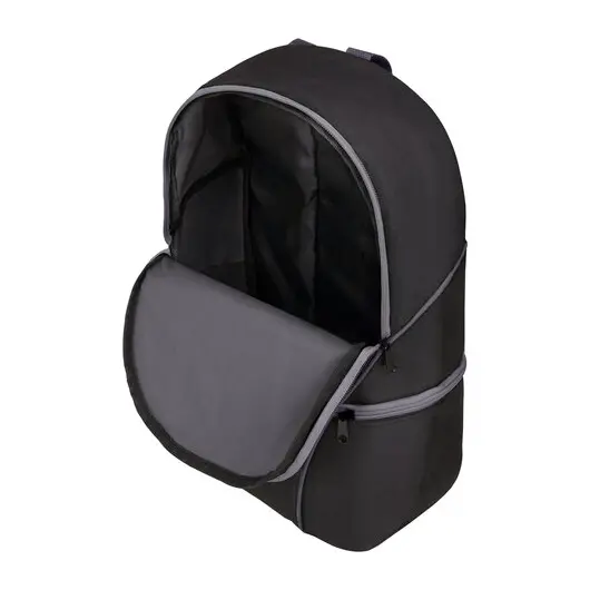 Рюкзак STAFF TRIP универсальный, 2 кармана, черный с серыми деталями, 40x27x15,5 см, 270787, фото 10